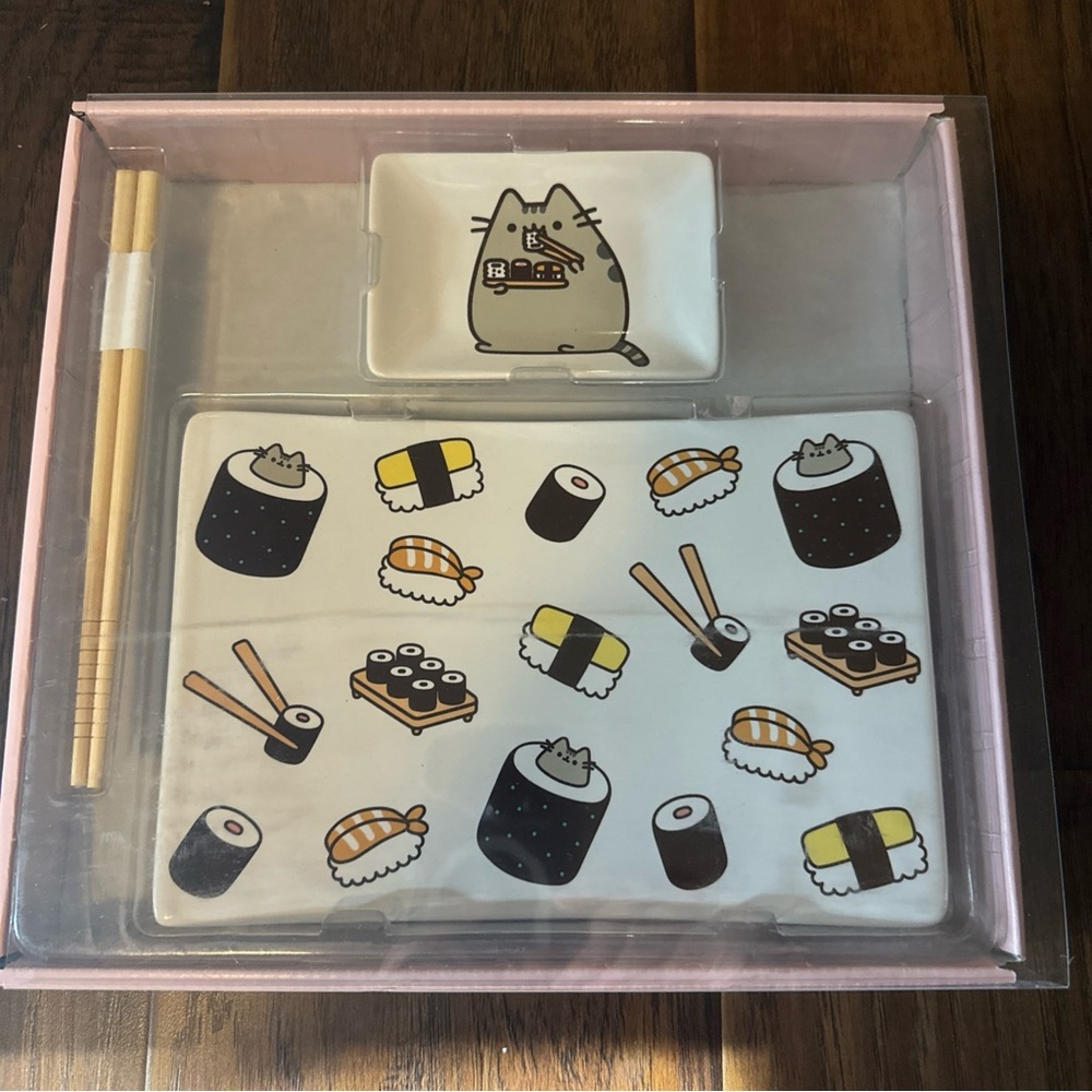 Pusheen Boxed Sushi Set NIB